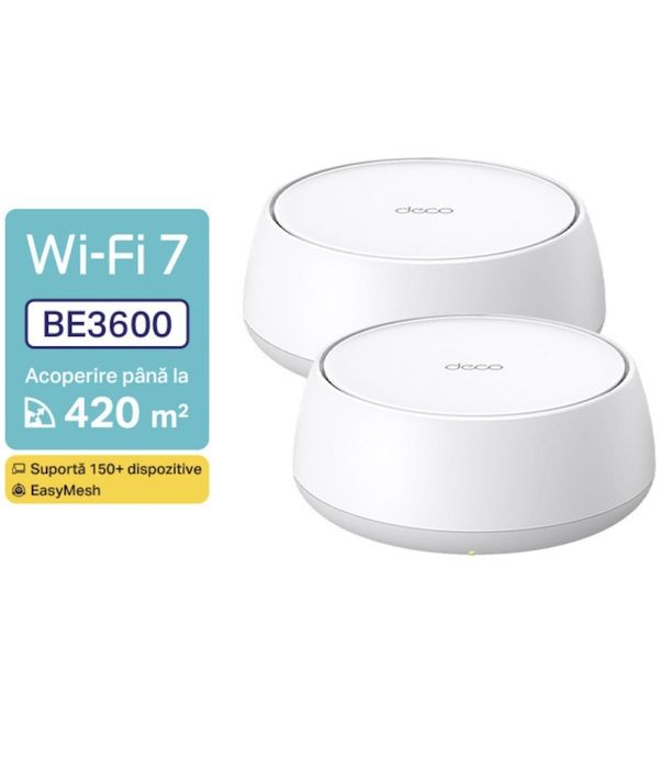 Router Mesh Wi-Fi TP-Link Deco BE22(2-pack), BE3600, WIFI 7