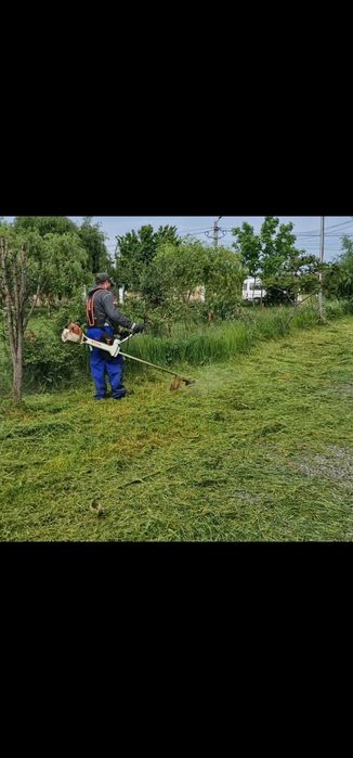 Servicii de cosire,curățare, defrișare  vegetatie terenuri.
