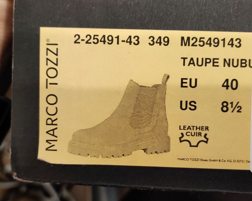 Дамски боти тип Челси Marco Tozzi