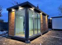 Vand containere modulare birou cafenea vitrina