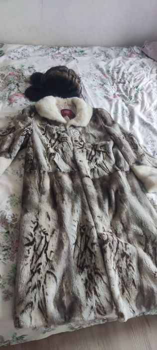 Шуба,женская одежда,чистая кожа