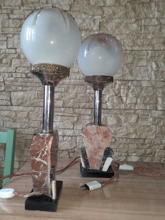 Vand pereche de lampi art deco deosebite