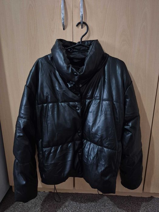 Зимно кожено яке Stradivarius L-XL