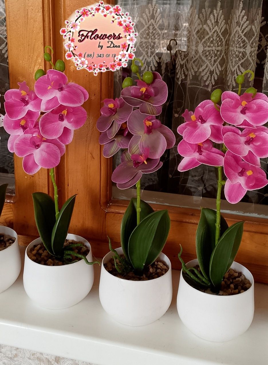 Mini orxideya 55 ming. Suniy gullar. Toshkent