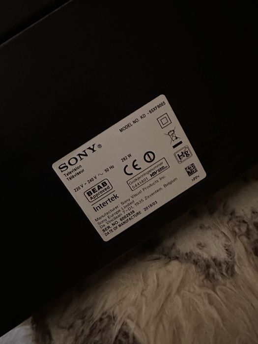 Смарт телевизор Sony KD-65XF9005, 65 инча