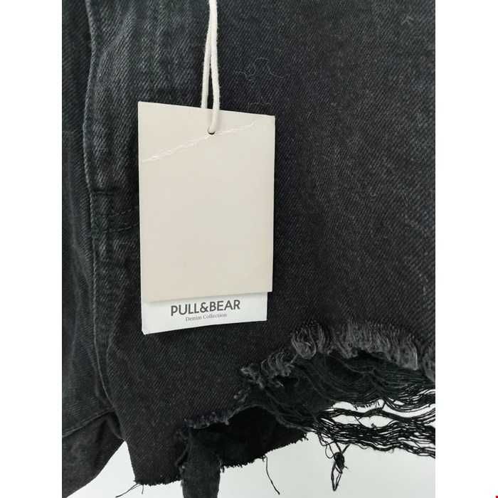 Blugi scurti  negri talie inalta