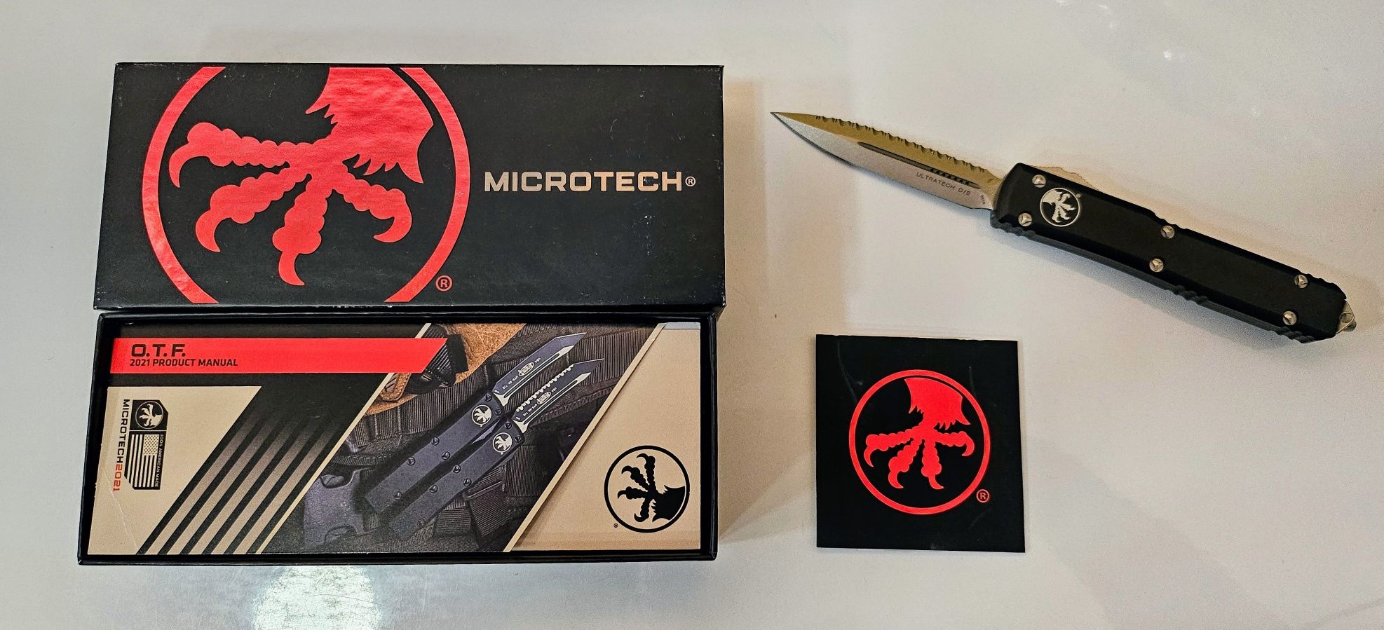 Cutit / Briceag MicroTech model UltraTech Black Edition