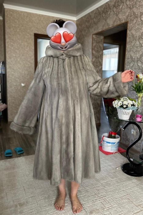 Норковая шуба трапеция