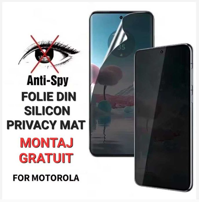 Folie Privacy Motorola Edge 50 / 40 / 30 / Ultra / Neo / G15 G54 G85