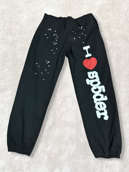 Sp5der / Spider Sweatpants Baggy cu Logo Mare – XL – NOI