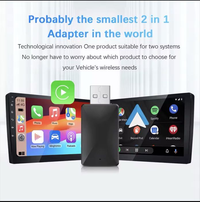 Adaptor Android Auto/Carplay wireless