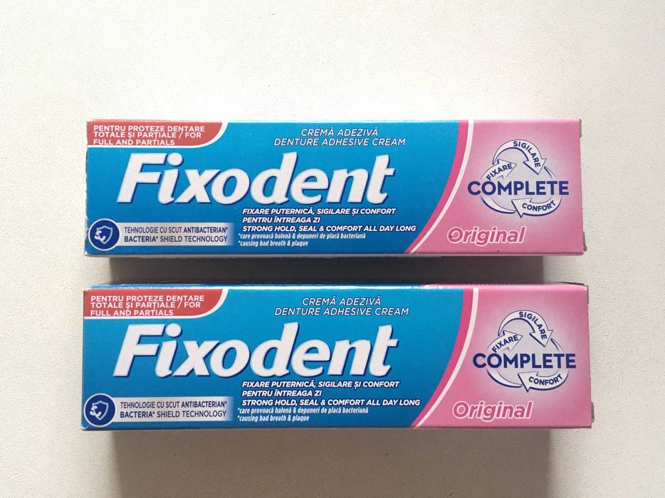 Fixodent Complete Original, 47 g + 47 g, Nou