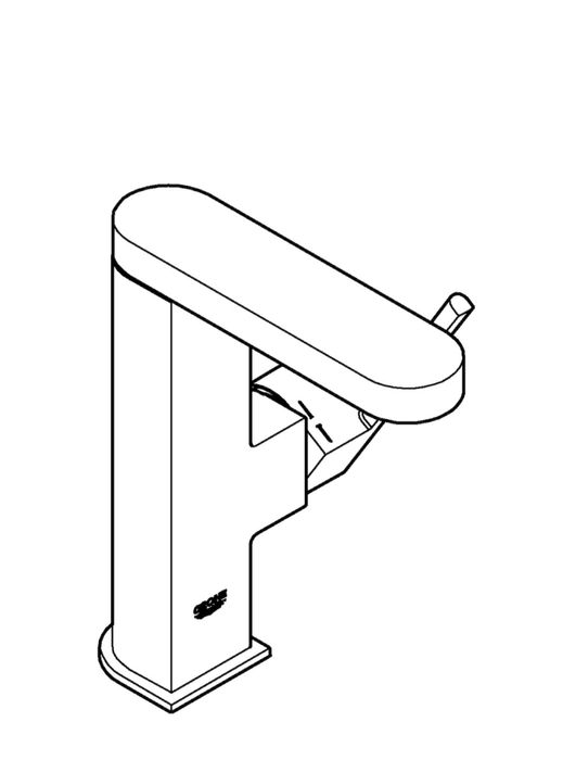 Смесител за мивка Grohe Plus хромирано покритие Grohe long life