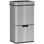 HOMCOM 47L Сензорен кош за боклук + 2 x 12.5L