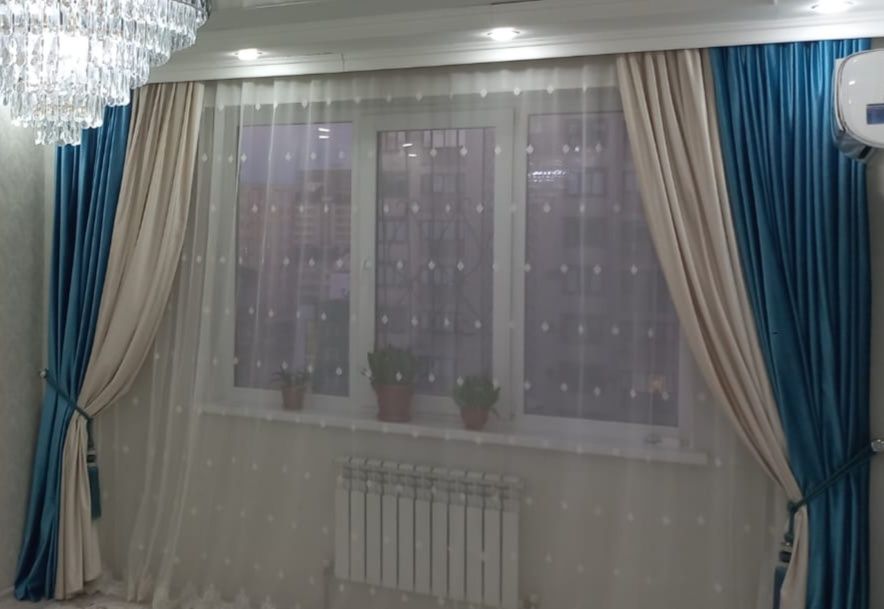 Продается Шторы и туль