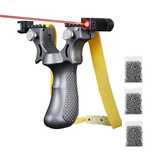 Set prastie plastic cu laser si set 300 bile 6 mm, 11.5 cm, boloboc
