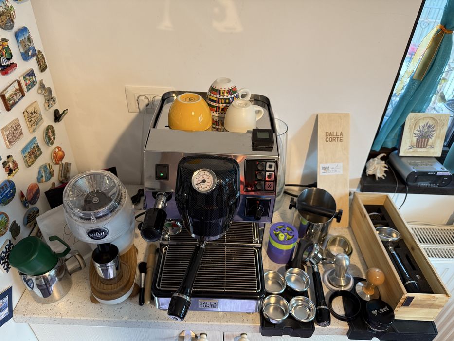 Espressor Dalla Corte mini modificat+Niche zero+accesorii(La Marzocco)