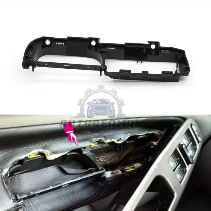 Комплект Дръжка + основа VW Golf 4 Bora Jetta 2 ел стъкла капаче брава