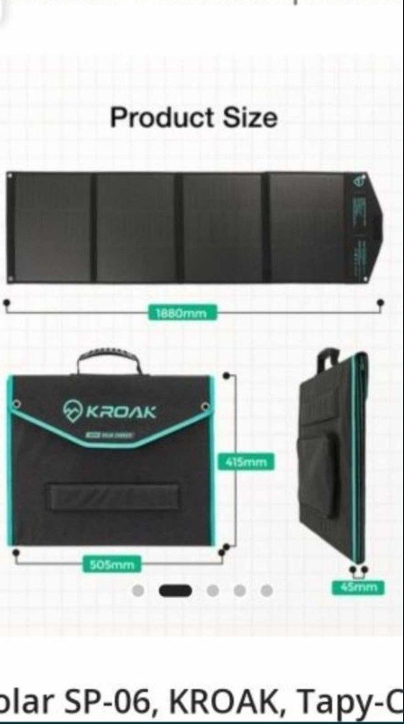 Panou solar portabil 200w.kroak