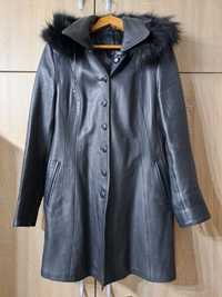 Дамско палто от естествена кожа, размер Л, цена 80лв