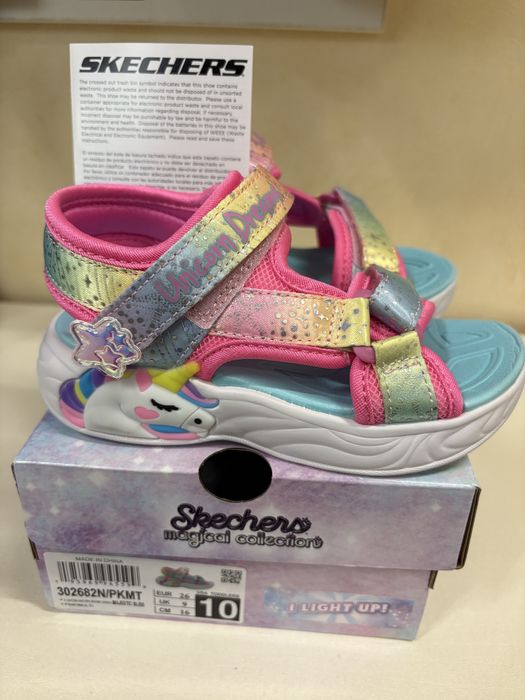 Детски светещи сандали Skechers (нови) - 26-ти номер