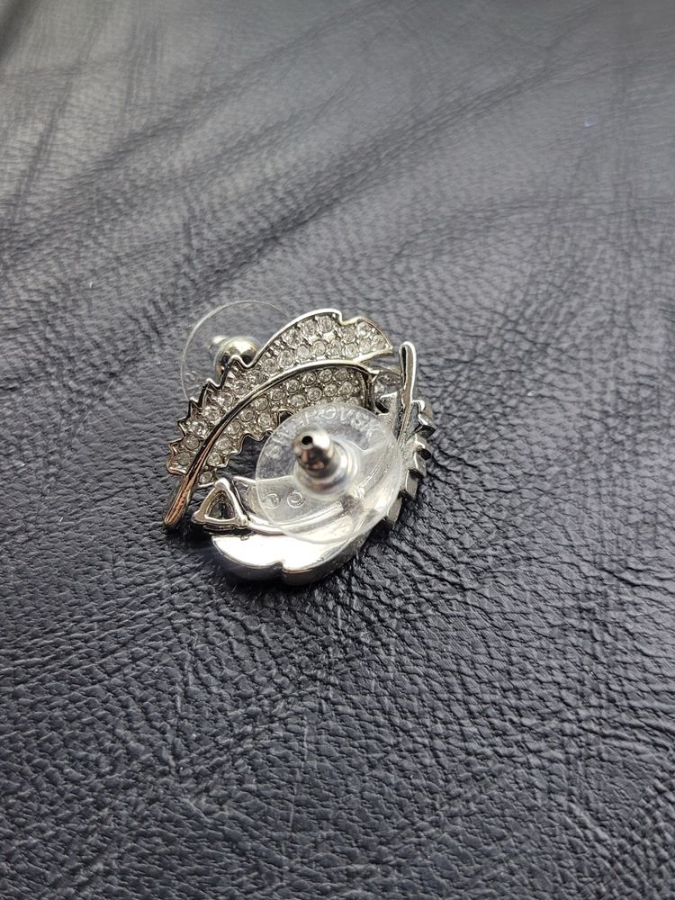 Серьги гвоздики бижутерия swarovski. Оригинал