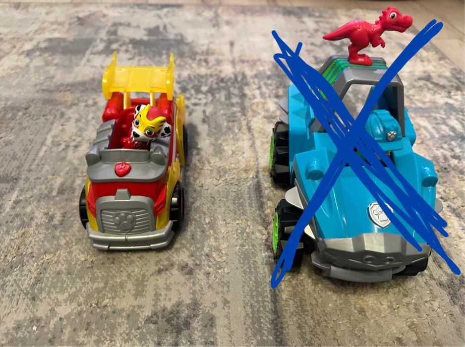 Vand vehicule Paw Patrol Patrula catelusilor , 6 modele .