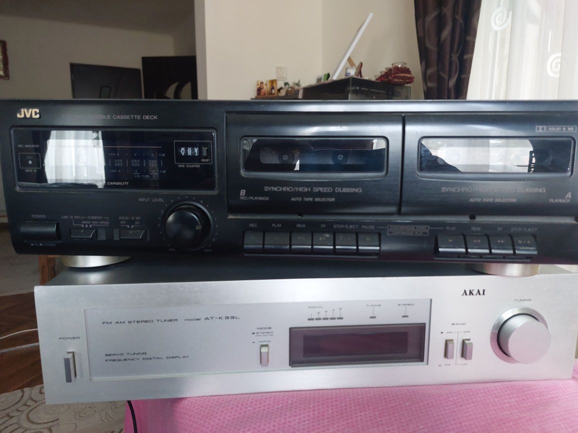 Deck Jvc Td-w118 , dublu cassette, primul proprietar