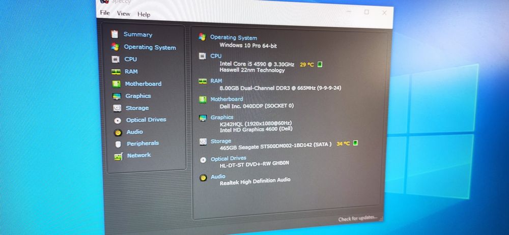 Dell i5 4590, 8GB RAM, 500MB hdd, Windows, cu folia pe el