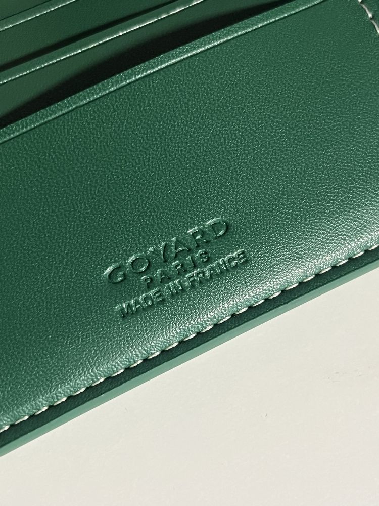 Portofel Goyard Verde Piele Premium / 2025