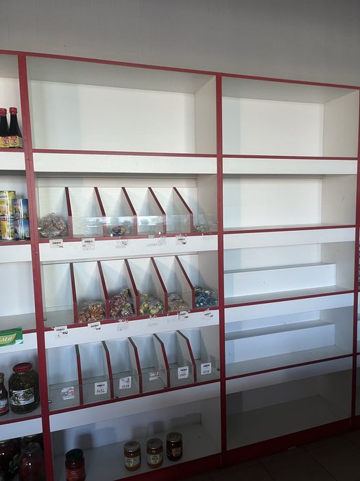 Витриналар, стелаждар сатылымда