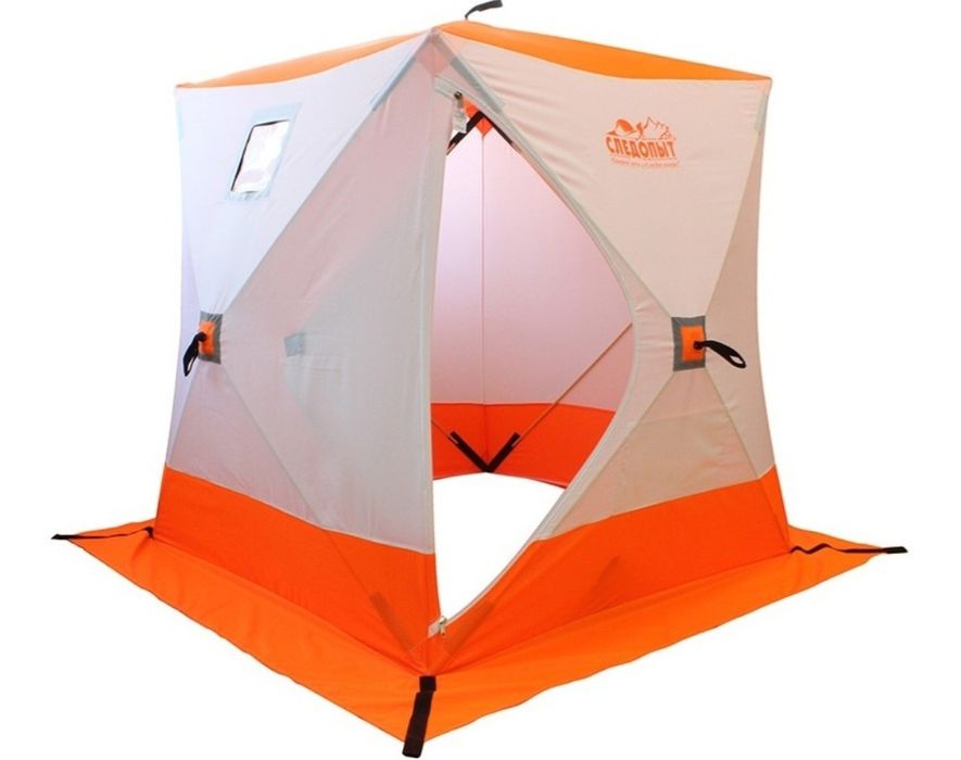 Продаю новую Палатку куб Следопыт для рыбалки 3-местная оранжевый