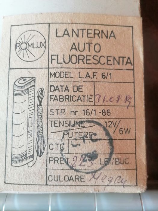 Lanterna auto vintage