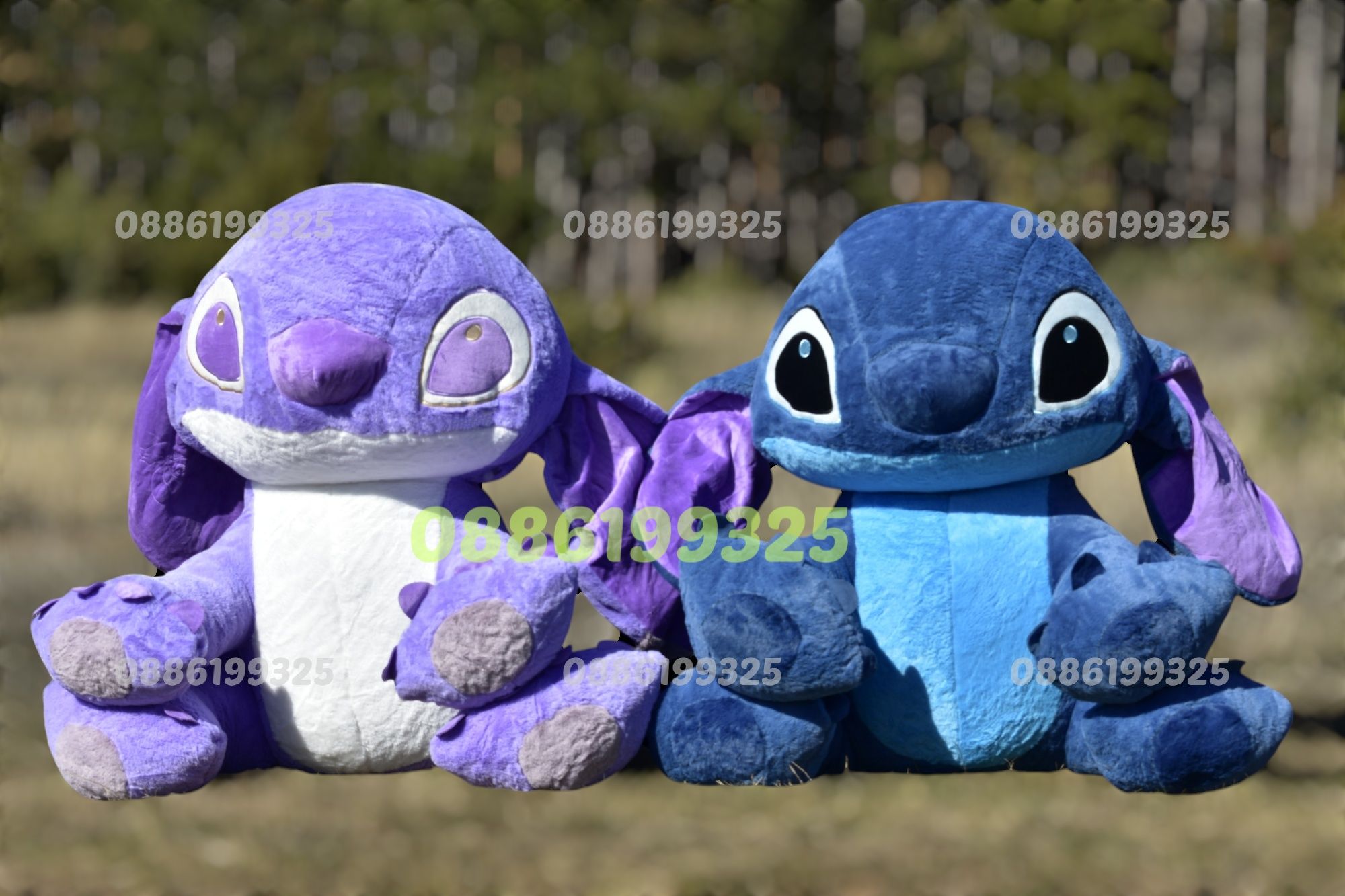 Голям и пухкав плюшен Стич Син и Лилав, Голям плюшен Стич Lilo Stitch