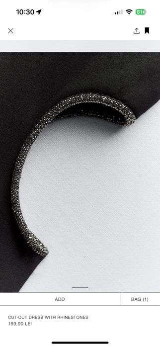 Rochie zara neagra xs