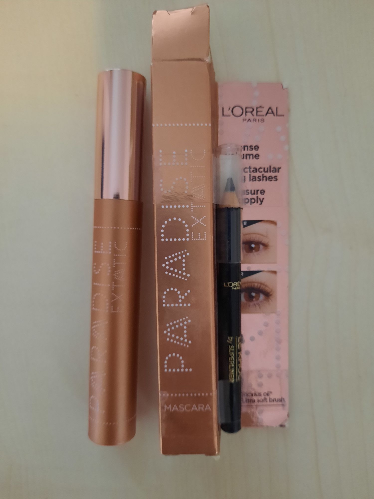 Mascara L'oreal Paradise Extatic + creion ochi