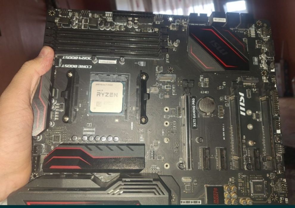 Комбо Msi x470 gaming pro ryzen 7 5700x