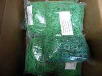 Elastice verzi 1kg pentru legat ridichi, ceapa, etc  20-80mm