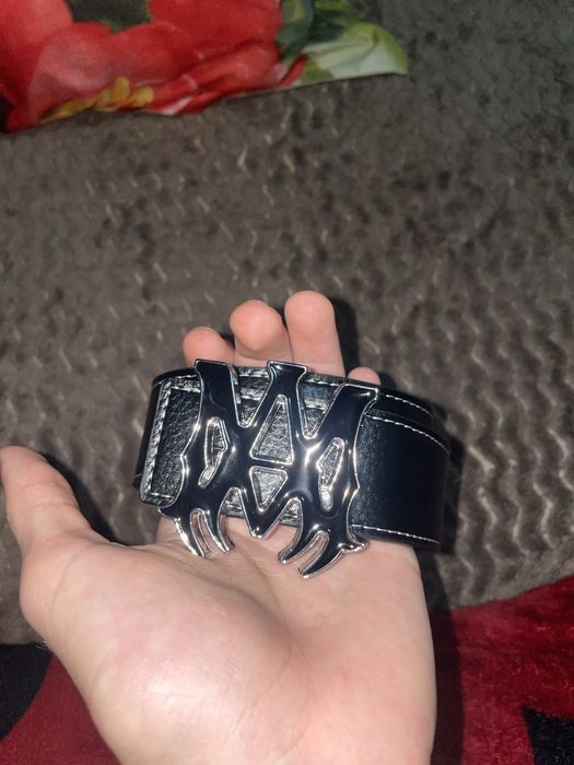 Curea Amiri Negru Argintiu