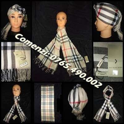 Fular unisex esarfa dama barbati lana 185x65 cm neagra grena bej alba