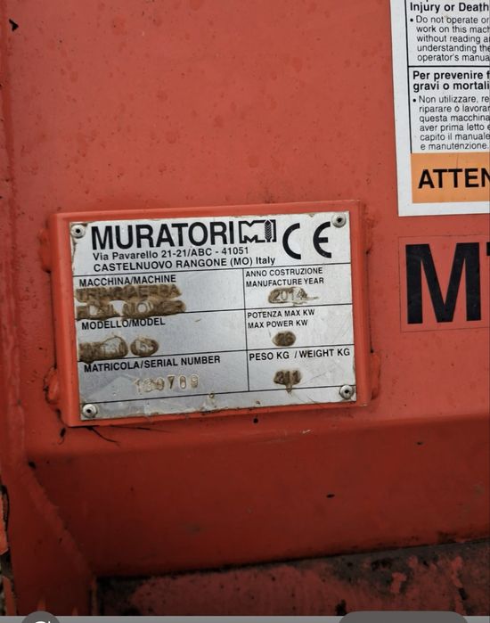 Tocatoare resturi vegetale iarba 1,55 m