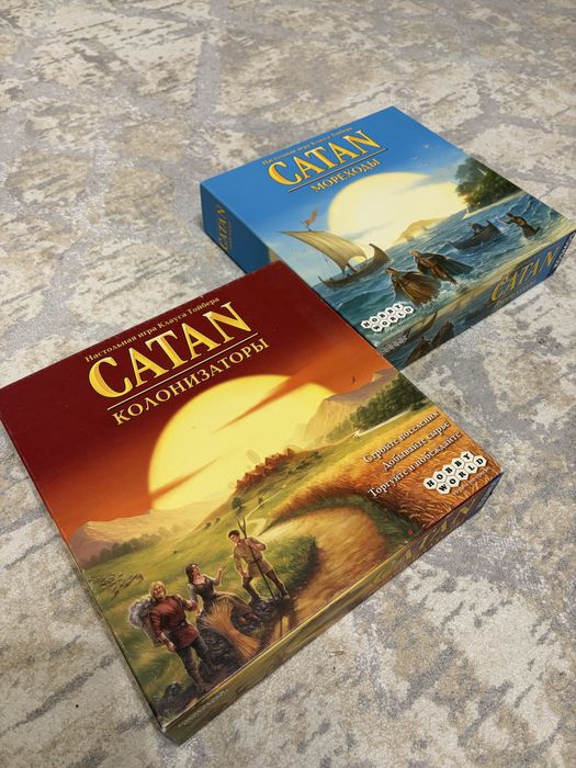 Катан настольная игра Catan + Катан Мореходы (расширение)