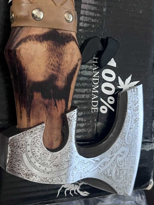 scorpion mart брадва къмпинг axe 100% ръчно изработена викинг celtic
