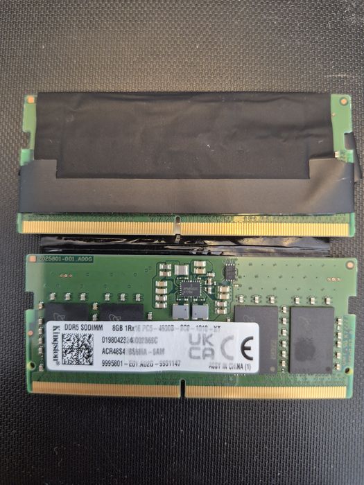 Kingston 8GB RAM DDR5 SODIMM 2 бр. памет лаптоп