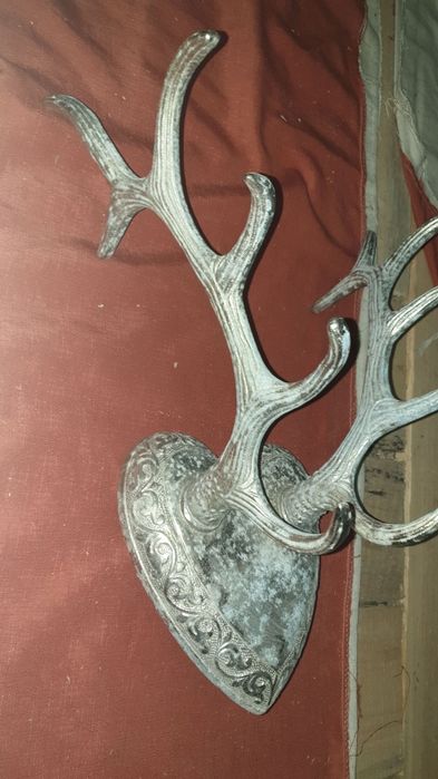 Trofeu cerb aluminu decor