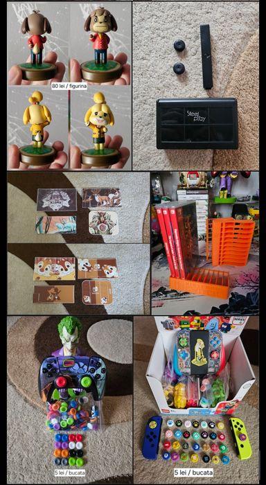 Huse accesorii nintendo switch