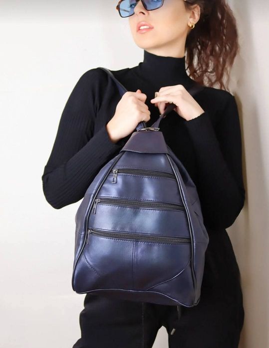 Дамска Раница 100%Естествена Кожа