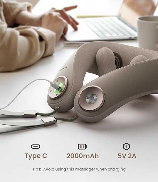 Преносим масажор за врат с топлина RENPHO RP-L001 Музика BLUETOOTH