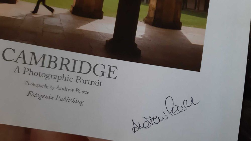 Cambridge книга с фотографии + АВТОГРАФ от автора