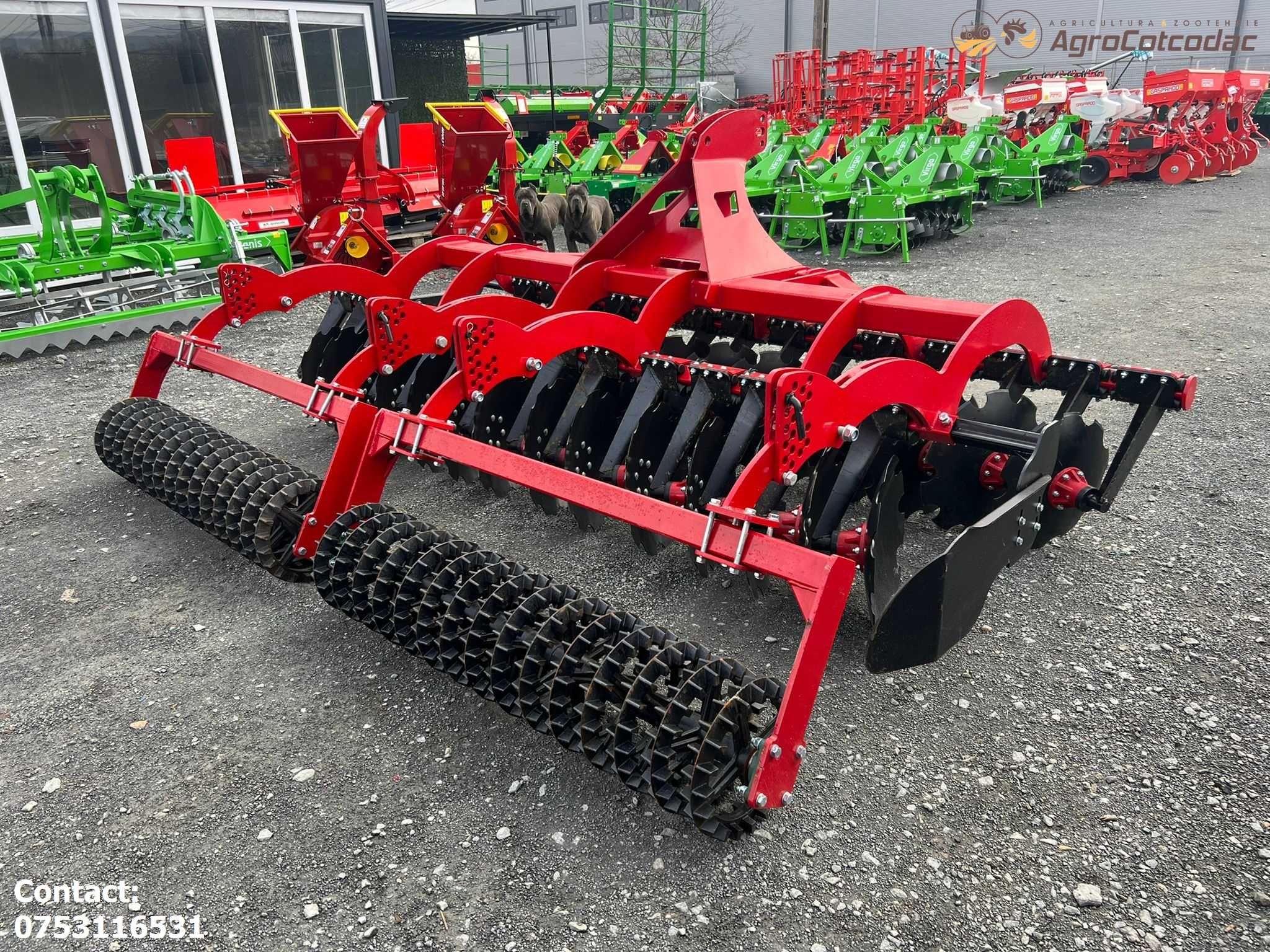 Terradisc agricol 4 m cu tavalug VINCLU
